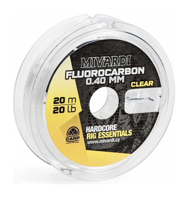 Ligne de pêche à la carpe Mivardi Fluorocarbone 20m Claire