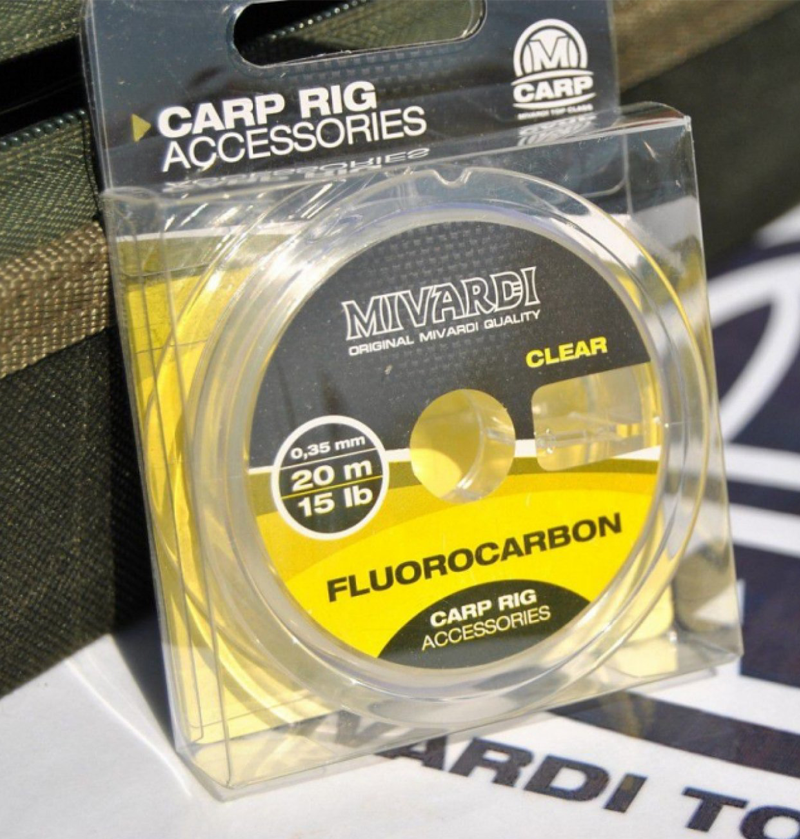 Ligne de pêche à la carpe Mivardi Fluorocarbone 20m Claire