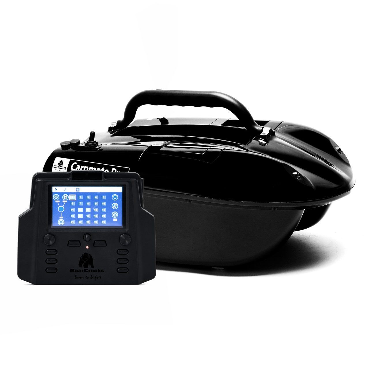 BearCreeks iPilot18 bateau amorceur GPS – compact, capacité 2 kg