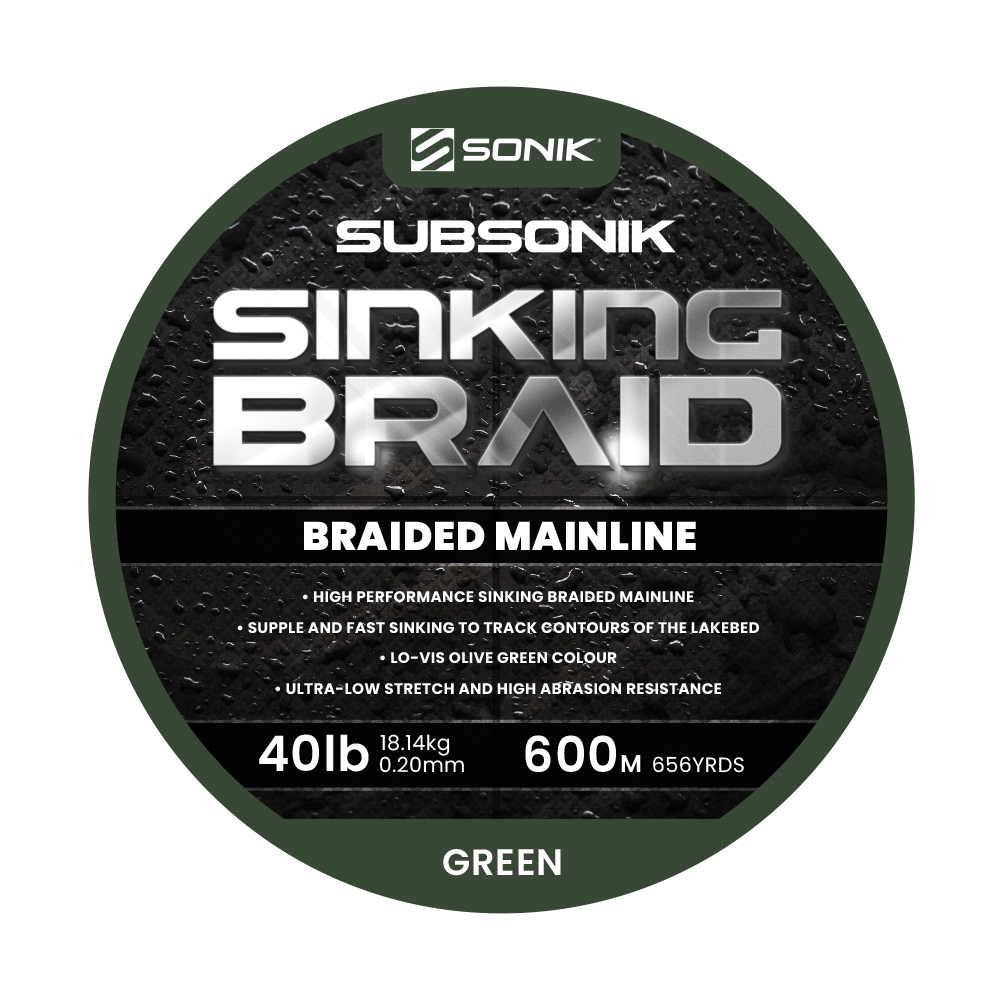 Tresse coulante SUBSONIK 40LB 600M (0.20)