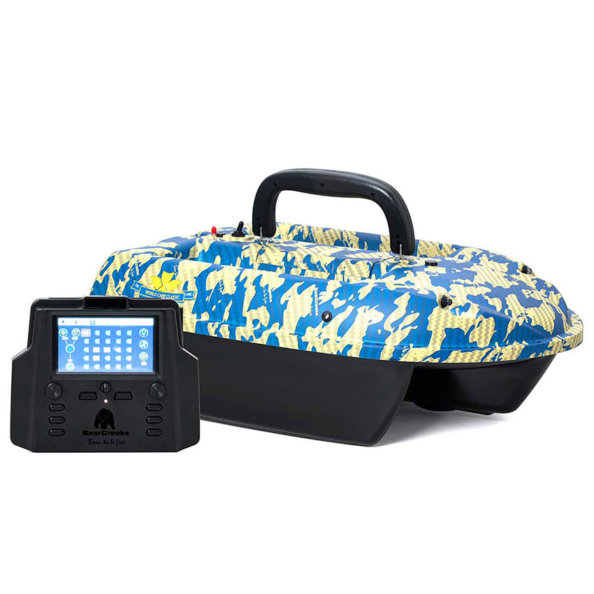 Bateau Amorceur BearCreeks iPilot50 avec Pilote Automatique GPS : La Plateforme Ultime de Pêche à la Carpe avec Choix de Sonars Avancés