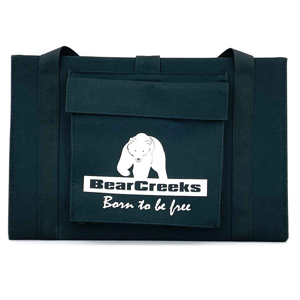 BearCreeks Chargeur de batterie portable à panneau solaire 40W avec ports de sortie USB, DC et Type-C
